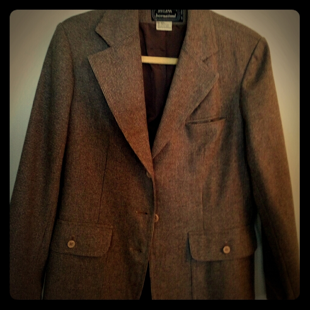 Vintage wool blend blazer